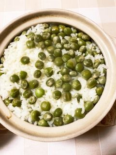 春の味 豆ご飯-レシピのメイン写真