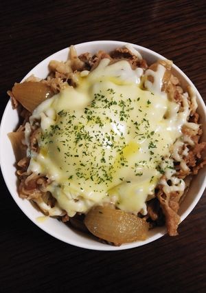 簡単☆チーズ牛丼-レシピのメイン写真