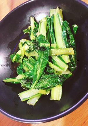 小松菜のごま油炒め-レシピのメイン写真