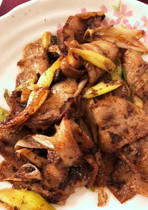 豚バラの黒豆（豆鼓）炒め-レシピのメイン写真