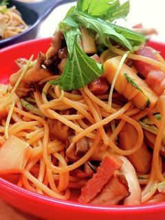 春パスタ♪ 筍と舞茸の和風スパゲッティ-レシピのメイン写真