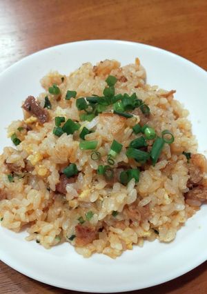 キンパの残りお肉で焼肉チャーハン-レシピのメイン写真