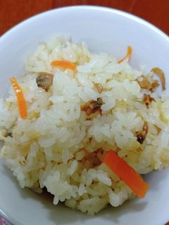 あさりの佃煮の炊き込みごはん-レシピのメイン写真