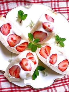 いちごのフルーツサンド-レシピのメイン写真