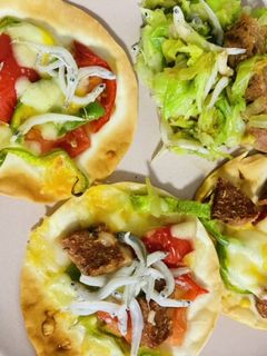 餃子の皮でミニピザ-レシピのメイン写真