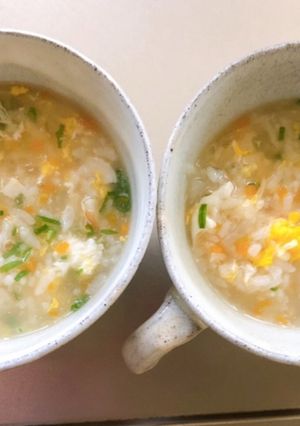 冷凍ご飯で簡単雑炊-レシピのメイン写真