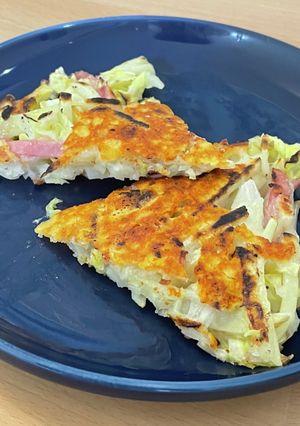 新じゃがと春キャベツのガレット 離乳食も-レシピのメイン写真
