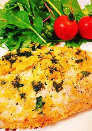 簡単♡トースターで豚ロース香草パン粉焼き-レシピのメイン写真