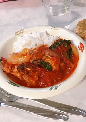簡単！手羽元のトマト缶煮込み-レシピのメイン写真