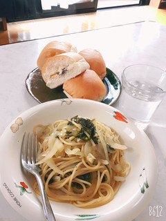 節約☆おこぎと玉ねぎの簡単和風パスタ-レシピのメイン写真