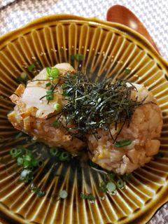 残り炊込みご飯で焼きおにぎり茶漬け~♪-レシピのメイン写真