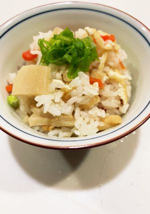 ゆかりのイブクロ　　たけのこご飯-レシピのメイン写真