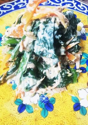 ほうれん草サラダ！ゆりさん-レシピのメイン写真