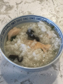 インスタントポットで作る鶏ももの中華粥-レシピのメイン写真
