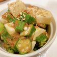 ネバトロ最高!長芋とオクラの梅肉和え