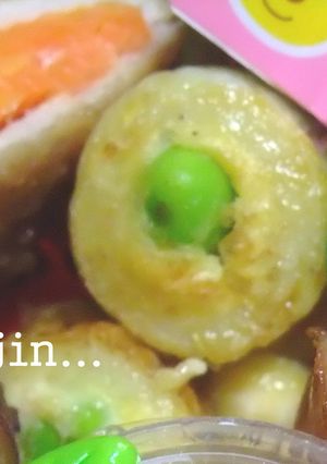お弁当に✿ちくわと枝豆のピカタ-レシピのメイン写真