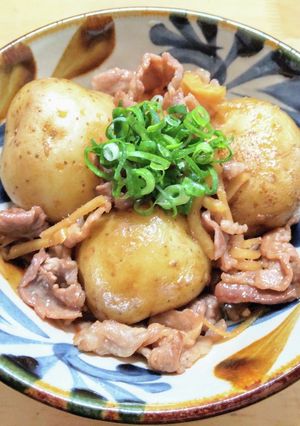 新じゃがと豚肉の甘辛煮-レシピのメイン写真
