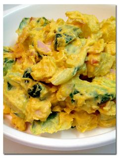 カレー味のポテサラ♪in カボチャ♪-レシピのメイン写真