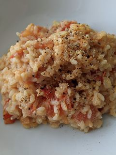 炊飯器より早い! トマト豆乳リゾット-レシピのメイン写真