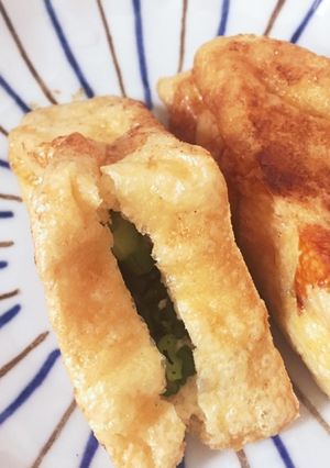 簡単もう一品!ねぎのあげ包み焼き-レシピのメイン写真