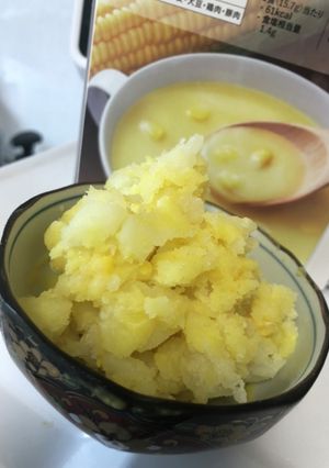 材料2つ!コーンポタージュポテサラ-レシピのメイン写真