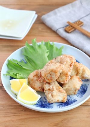 ごはんがすすむ！鶏むね肉の塩唐揚げ-レシピのメイン写真