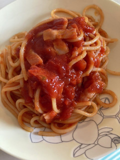 トマトパスタ(トマト缶で)-レシピのメイン写真