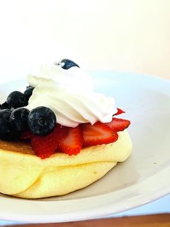 膨らむスフレパンケーキ-レシピのメイン写真