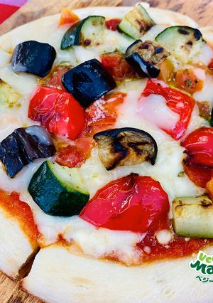 【ちょい足し】グリル野菜のベジーピザ-レシピのメイン写真