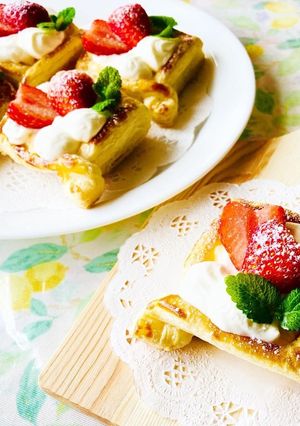 冷凍パイシートで簡単！いちごパイ♡-レシピのメイン写真