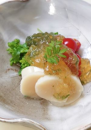 菜の花のポン酢ゼリー-レシピのメイン写真