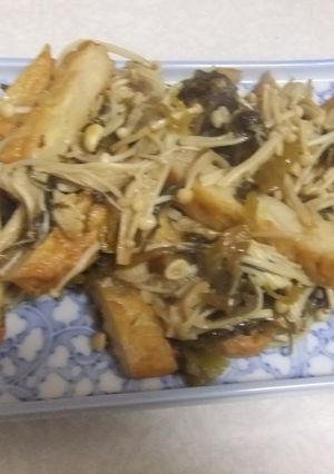 えのきとさつま揚げの高菜漬け炒め-レシピのメイン写真