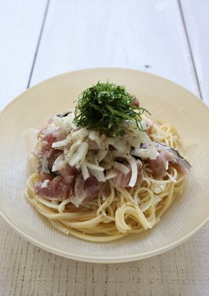 初鰹と大葉の冷製パスタ-レシピのメイン写真
