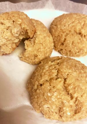 豆腐と混ぜて焼くだけ！オートミールパン-レシピのメイン写真