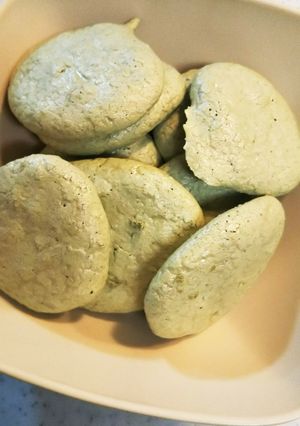 抹茶きなこのしゅわしゅわマカロンクッキー-レシピのメイン写真