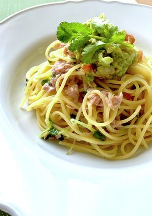 レモンが香るツナとワカモレのパスタ-レシピのメイン写真