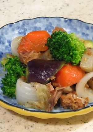 低コレステロール＠さば味噌煮缶で野菜炒め-レシピのメイン写真