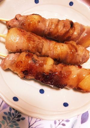 巻くだけ！激ウマ！肉巻きみたらし団子♪-レシピのメイン写真