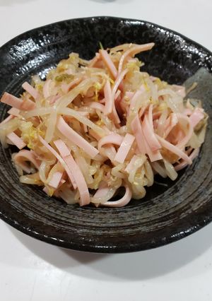 もやしとハムのさっぱりサラダ-レシピのメイン写真