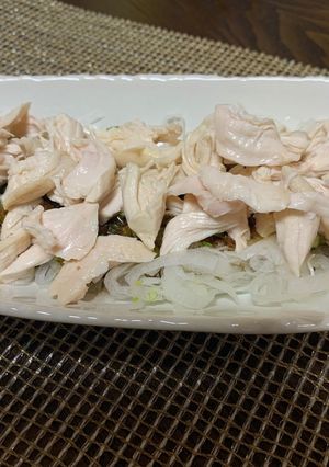 ささみに合うよ！ニラ茎かつお醤油漬け-レシピのメイン写真