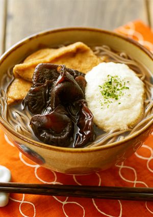 きくらげとろろのきつね蕎麦-レシピのメイン写真