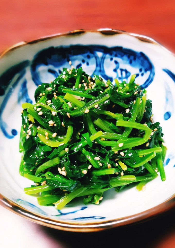 簡単◎ほうれん草の塩ごま和え-レシピのメイン写真