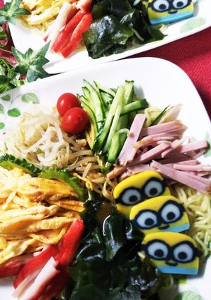 あり合わせで冷やし中華ごまだれ始めました-レシピのメイン写真