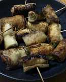 アスパラの油揚げ巻き！精進料理として考案