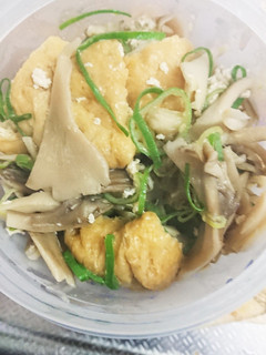 【作り置き】栃尾揚げと舞茸の白だし煮-レシピのメイン写真