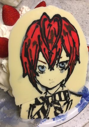 キャラチョコ リドル.ローズハート-レシピのメイン写真