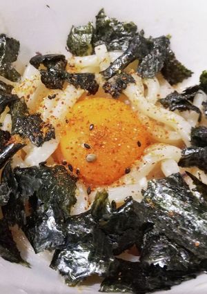 出汁味噌釜玉うどん by家事ヤロウ-レシピのメイン写真