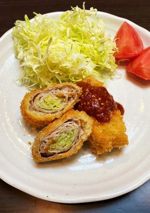 キャベツ巻き巻きかさ増しミルフィーユカツ-レシピのメイン写真