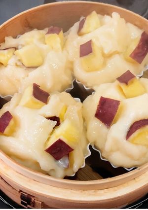 米粉で作るさつまいものせいろ蒸しパン-レシピのメイン写真