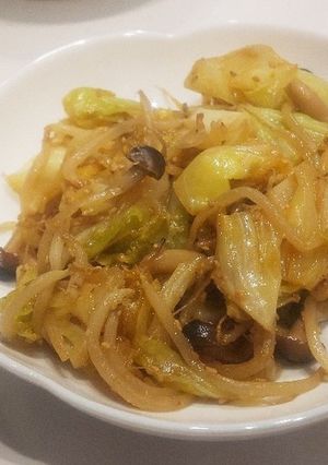 すぐできる！もやしとキャベツの味噌炒め-レシピのメイン写真